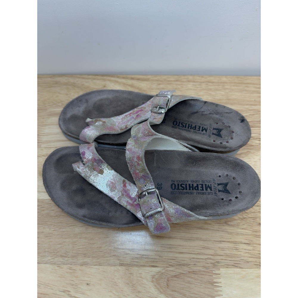 Mephisto Helen Fog Paint Splatter Pattern Sandal Boho US Size 9 EU 39 #13 - Picture 5 of 8